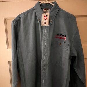 Chase Authentics Dale Earnhardt #3 AC Delco Long Sleeve Denim Shirt